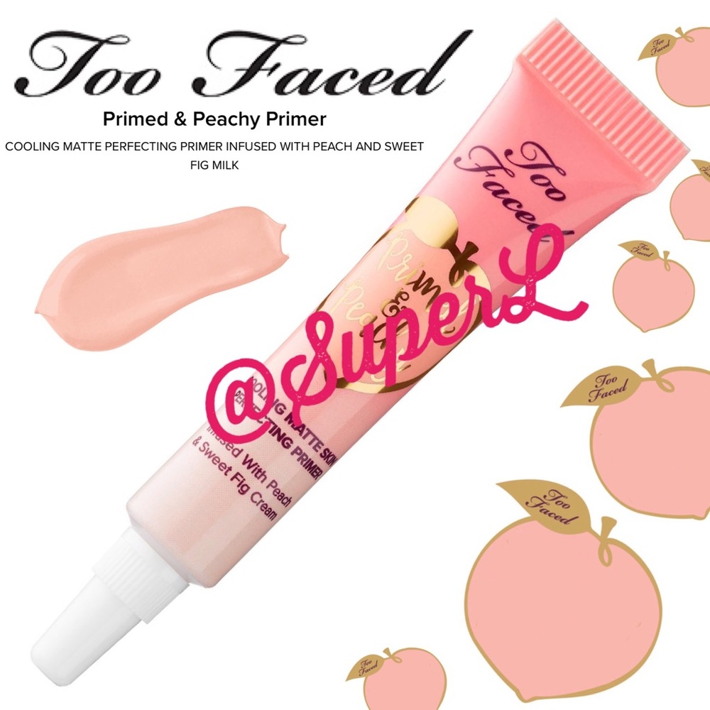2/$20 NEW Too Faced Primed Peachy Cooling Matte Primer DISCONTINUED RARE